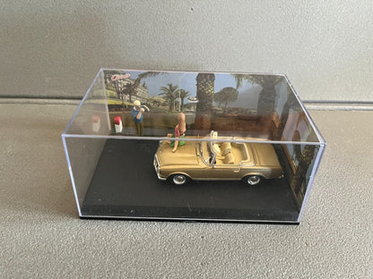 Voiture Miniature Mercedes 280 SL Etape 35 La Route Bleue RN7 1/43