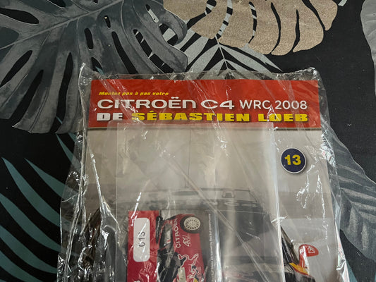Voiture miniature Maquette Rallye Citroen C4 WRC 2008 Loeb N 13 Altaya 1/8