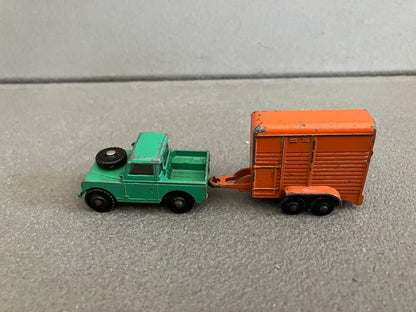 Ancienne Voiture Miniature Land Rover Dublo Dinky Toys Meccano England