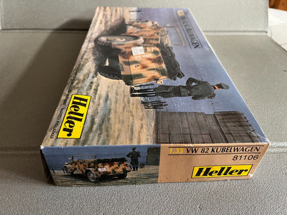 Maquette Militaire Blindé Figurine Voiture VW 82 Kubelwagen Heller 1/35