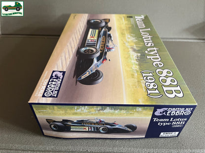 Maquette  à monter F1 Voiture miniature Team Lotus type 88b 1981 Ebbro 1/20