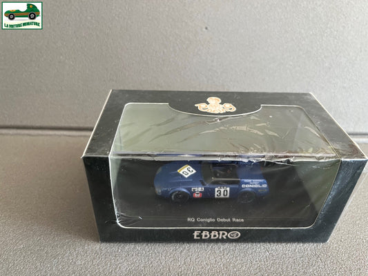Voiture Miniature RQ Coniglio Debut Race Ebbro au 1/43