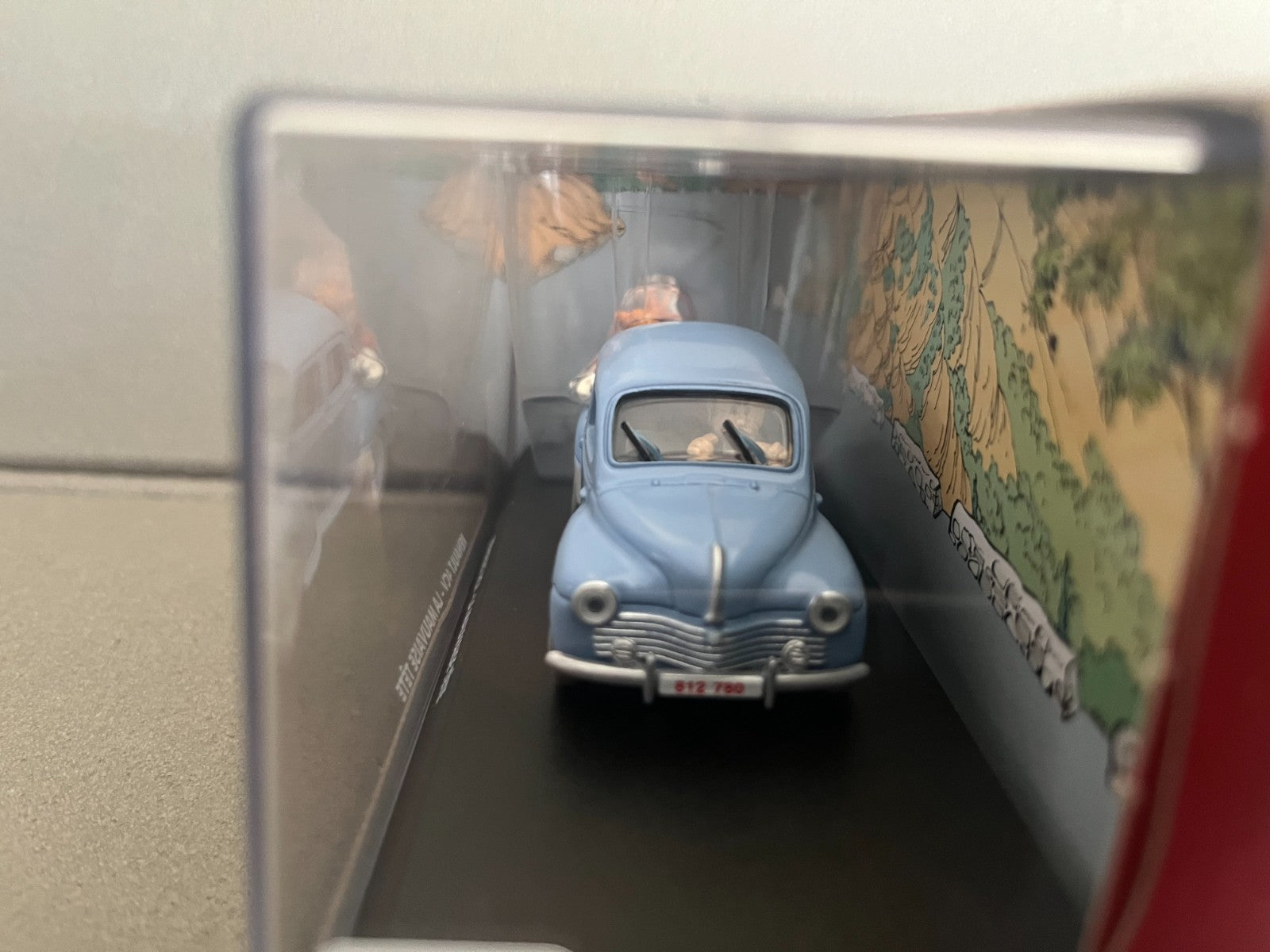 Voiture Miniature Renault 4CV La Mauvaise Tête Spirou au 1/43