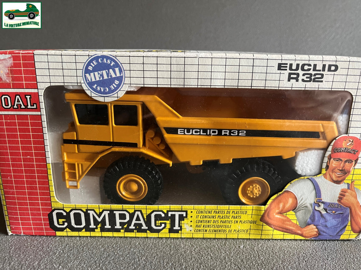 Miniature Véhicule de chantier Camion Benne Euclid R32 Joal 1/50