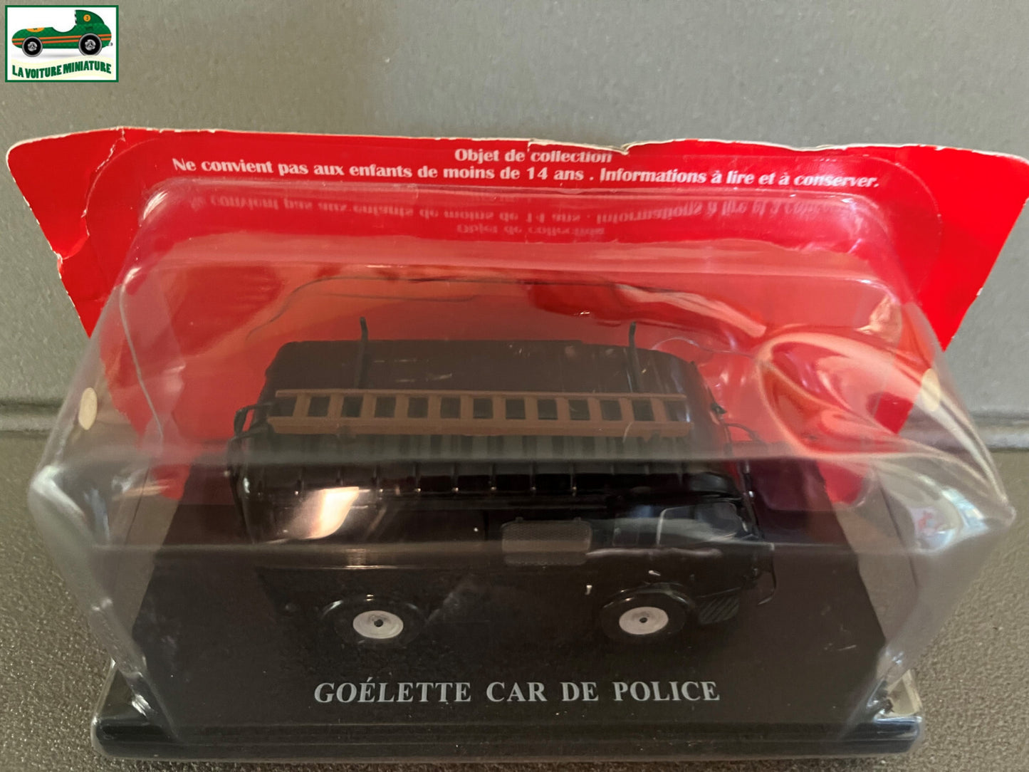 Voiture Miniature Camion Renault Goélette Car de Police Hachette 1/43
