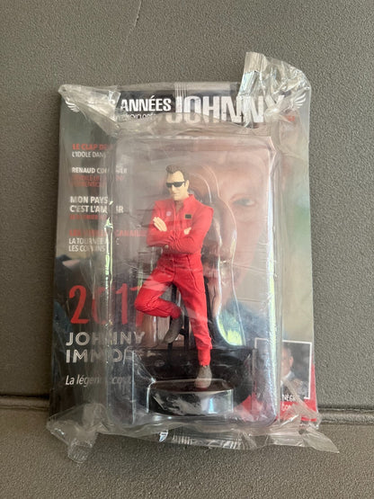 Figurine de Collection Johnny Hallyday + Livret N°54