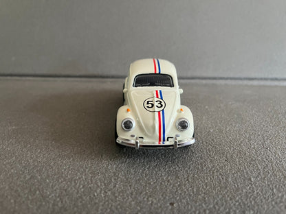 Voiture Miniature Cinema VW Cox Volkswagen Coccinelle 53 Choupette Herbie 1/36