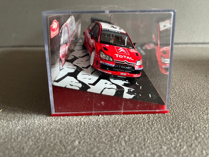 Voiture Miniature Citroen C4 WRC 2007 Loeb Elena Rallye Monte Carlo au 1/43