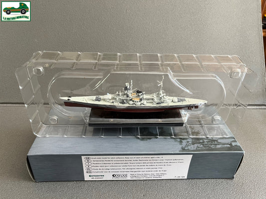 Miniature Militaire Blindé Navire Guerre Scharnhorst Editions Atlas au 1/1250