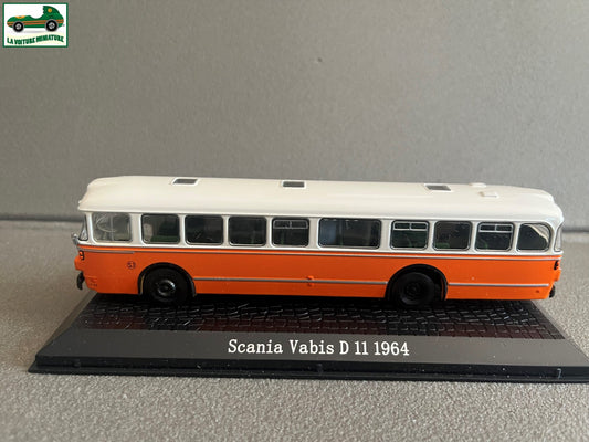 Voiture miniature Scania Vabis D 11 1964 Autocar Autobus Bus Atlas 1/72