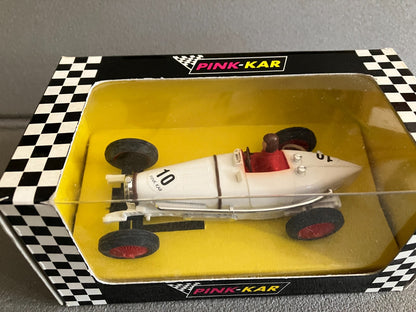 Voiture Miniature Circuit Bugatti Type 59 Pink Kar Slot Spain 1/32
