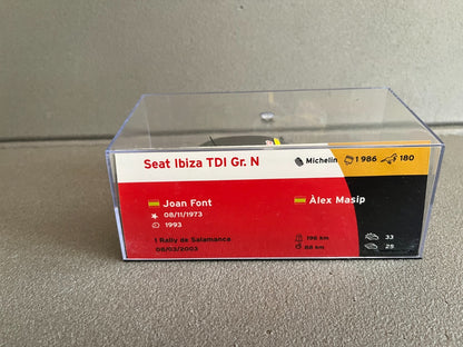 Voiture Miniature Seat Ibiza TDI Gr. N Rallye de Salamanca 2003 au 1/43