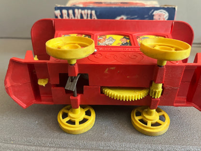 Jouet Ancien Voiture Miniature Plastique Train Tranvia Magico Nemrod Spain