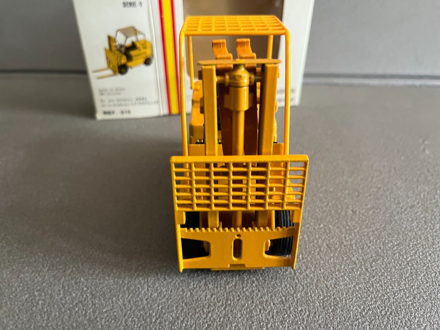 Miniature Véhicule Chantier Chariot Elevateur Caterpillar 215 Joal 1/25