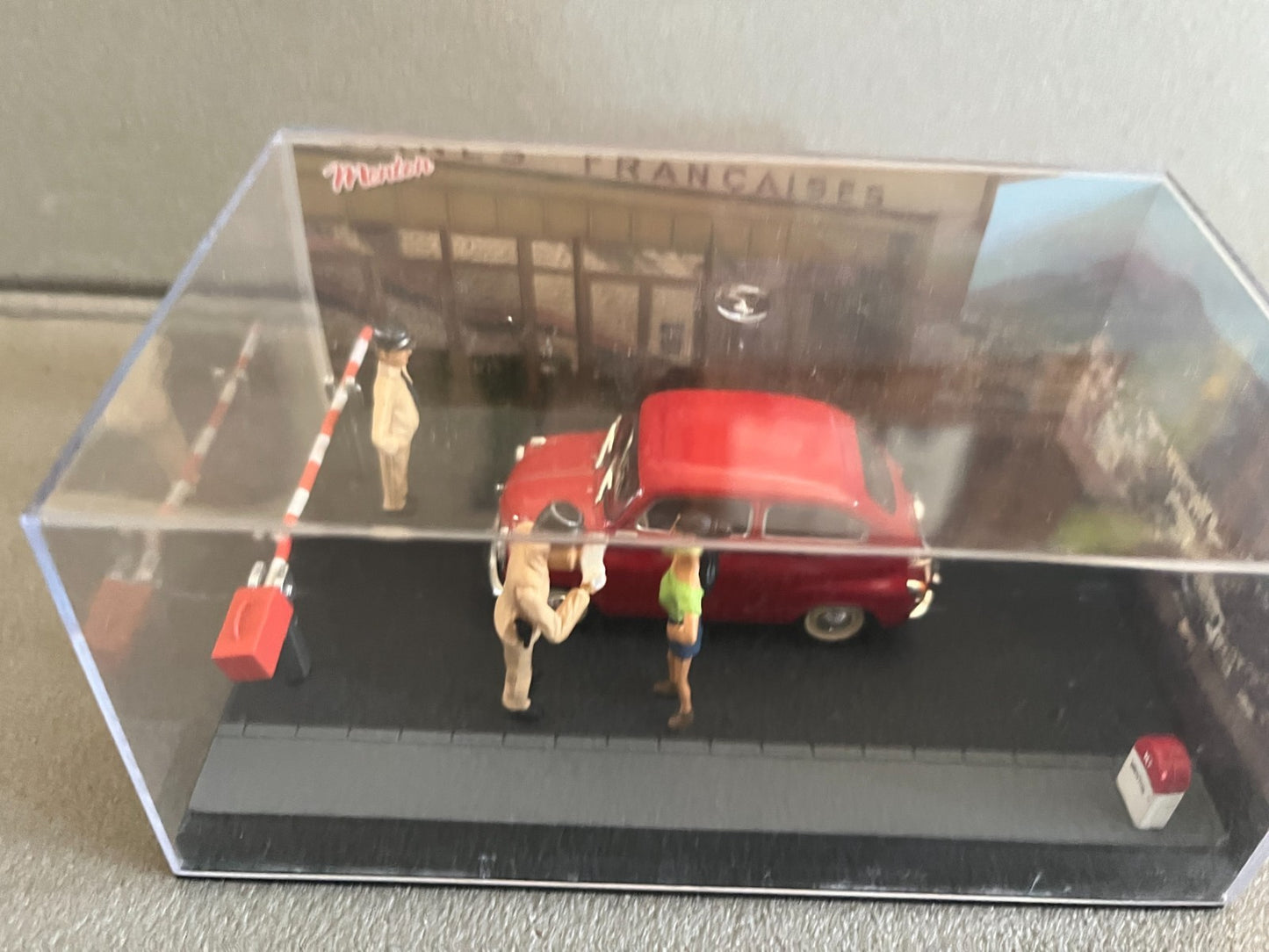 Voiture Miniature Fiat 600 Etape 39 La Route Bleue RN7 1/43