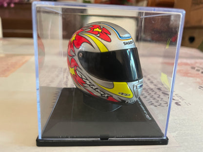 Casque Moto GP Olivier Jacque 2000 Altaya au 1/5