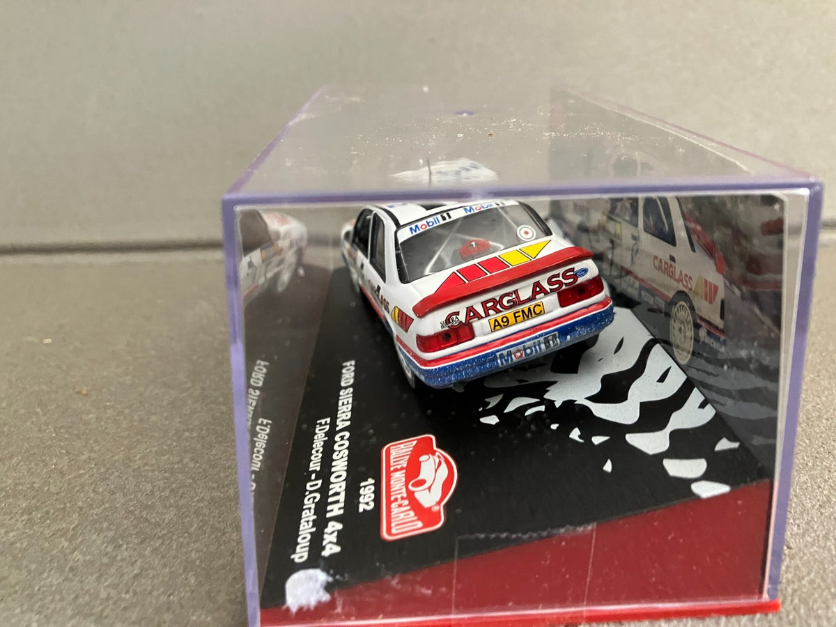 Voiture Miniature Ford Sierra Cosworth 4x4 Rallye Monte Carlo 1992 Altaya 1/43