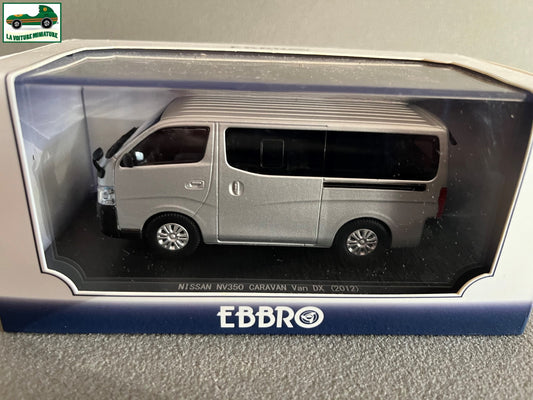 Voiture Miniature Nissan NV350 Caravan Van DX 2012 Ebbro au 1/43