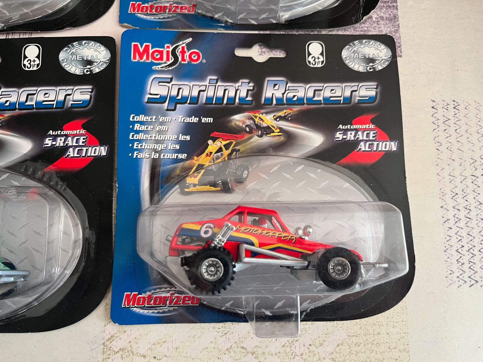 Voiture Miniature Lot de 4 Buggy Maisto Sprint Racers 2001 2002