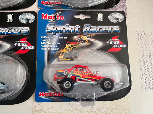 Voiture Miniature Lot de 4 Buggy Maisto Sprint Racers 2001 2002