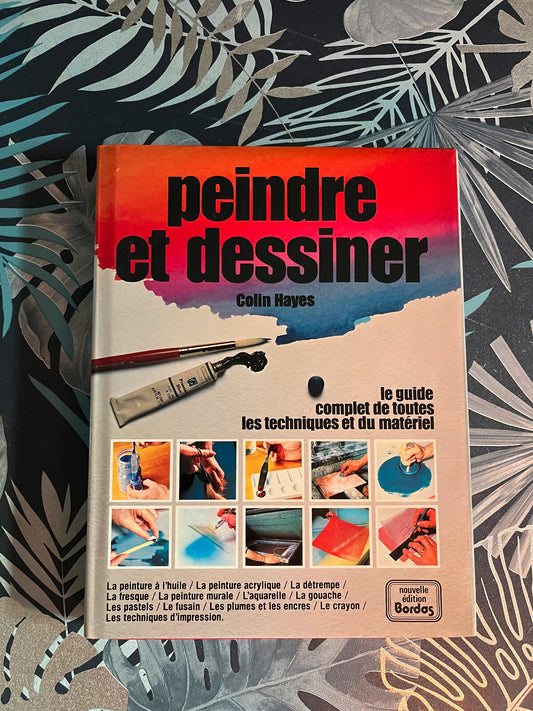 Livre Peindre et Dessiner Colin Hayes Bordas Peinture Art Dessin