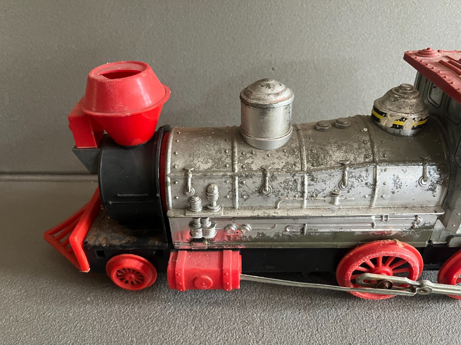 Jouet Ancien Plastique Train Locomotive Jyesa Western Spain