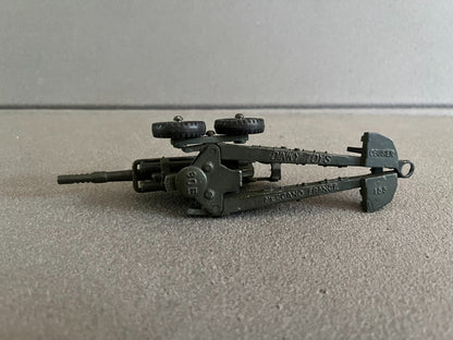 Ancienne Miniature Militaire Canon Obusier 155 Dinky Toys Meccano France Epave