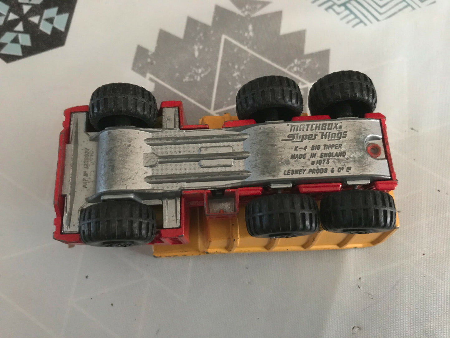 Voiture Miniature Camion Benne Chantier Matchbox SuperKings Big Tipper England