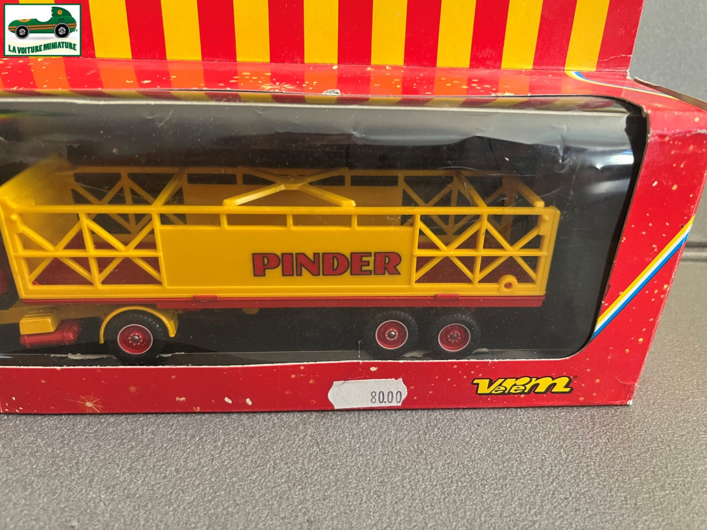 Voiture Miniature Semi Remorque Renault Transport Cage Pinder Verem 812 1/50