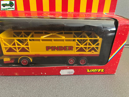 Voiture Miniature Semi Remorque Renault Transport Cage Pinder Verem 812 1/50