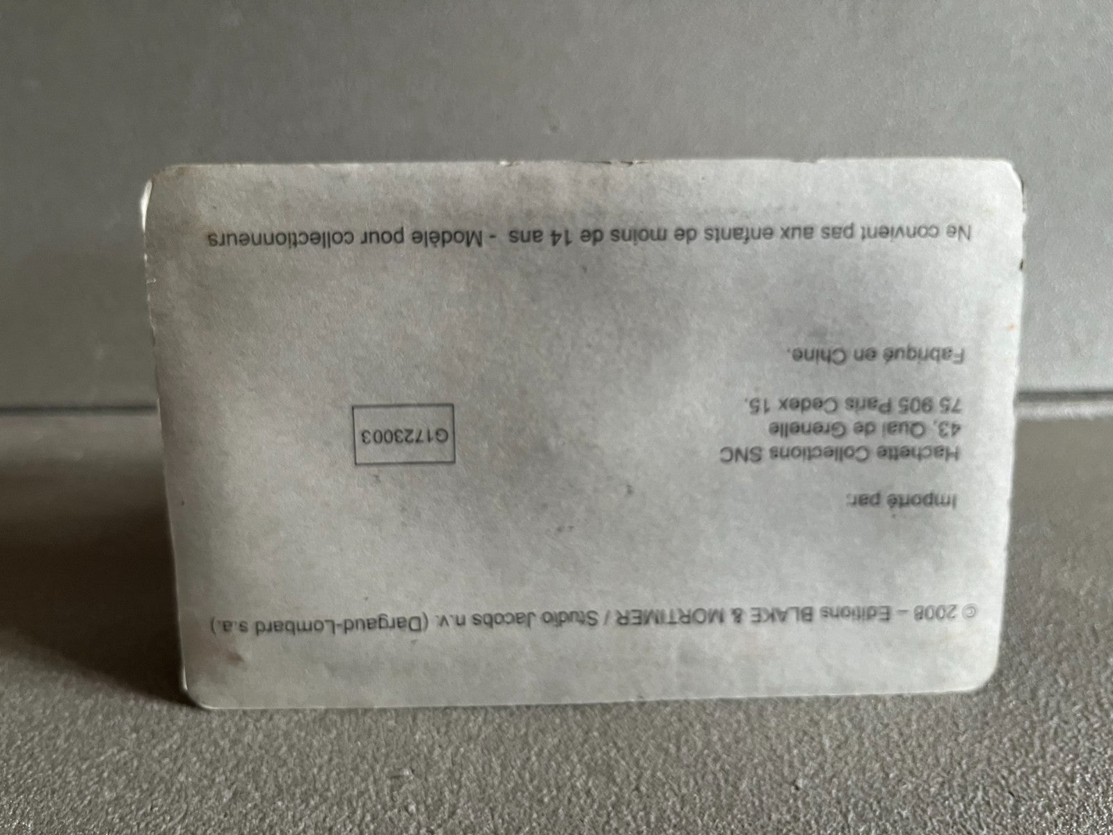 Voiture Miniature Taxi Austin La Marque Jaune Blake Mortimer 1/43