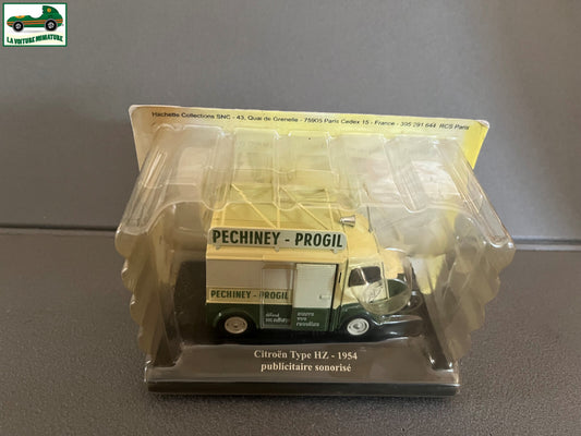 Voiture Miniature Citroen Type HZ 1954 Pechiney Eligor Hachette 1/43