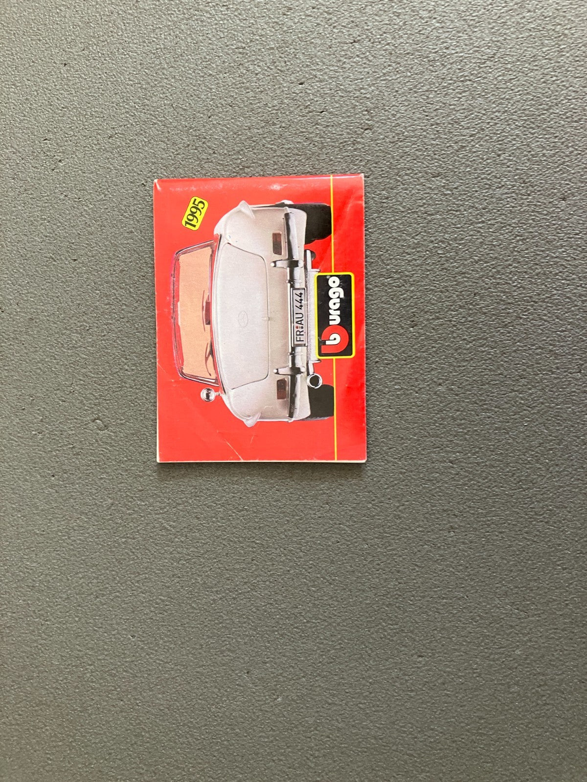 Ancien Dépliant Documentation Mini Catalogue Jouet Voiture Burago 1995
