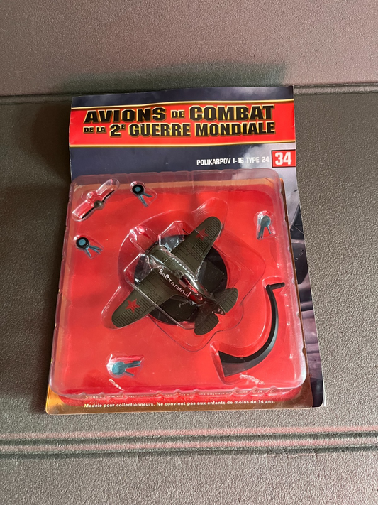 Avion miniature Militaire 2e Guerre Polikarpov I-16 Type 24 Altaya 1/72