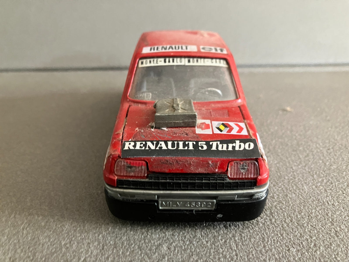 Ancienne Voiture Miniature Renault R5 Rallye Monte Carlo Burago Italy  au 1/24