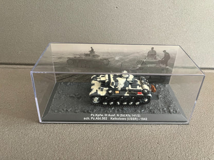 Miniature Militaire Char Tank Blindé Pz.Kpfw. III Ausf. N Sd.Kfz. Altaya 1/72