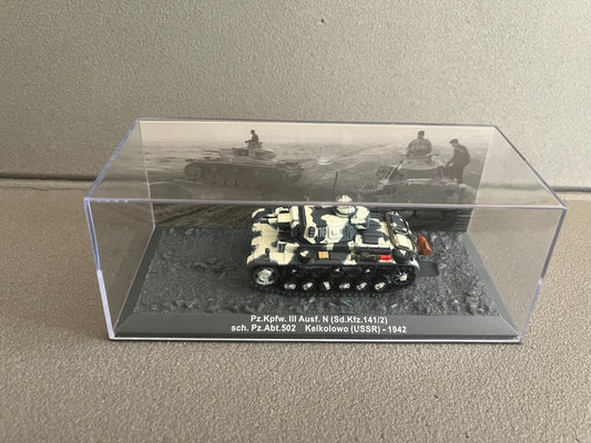 Miniature Militaire Char Tank Blindé Pz.Kpfw. III Ausf. N Sd.Kfz. Altaya 1/72