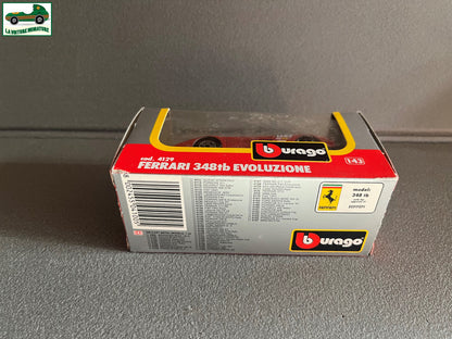 Voiture miniature Collection Ferrari 348 tb Evoluzione tb cod 4129 Burago 1/43