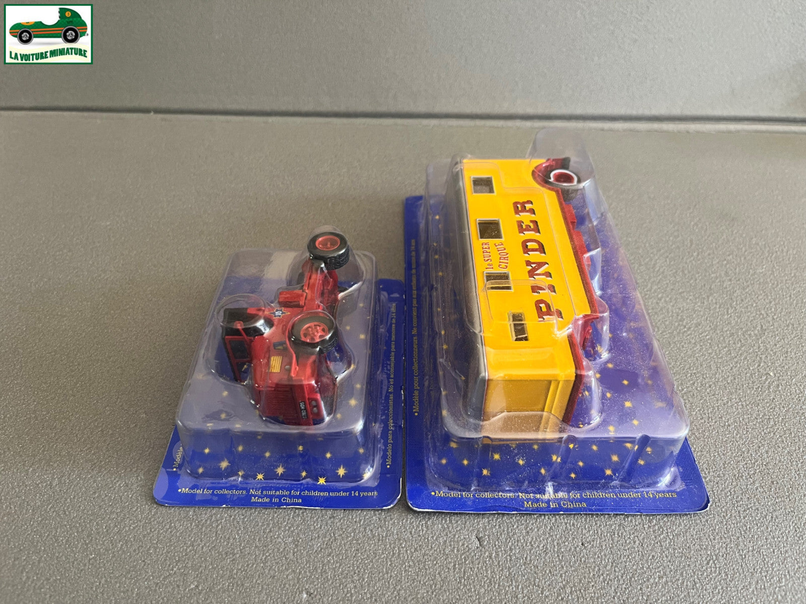 Voiture Miniature Tracteur Marmon Remorque FRUEHAUF Cirque Pinder Altaya 1/64