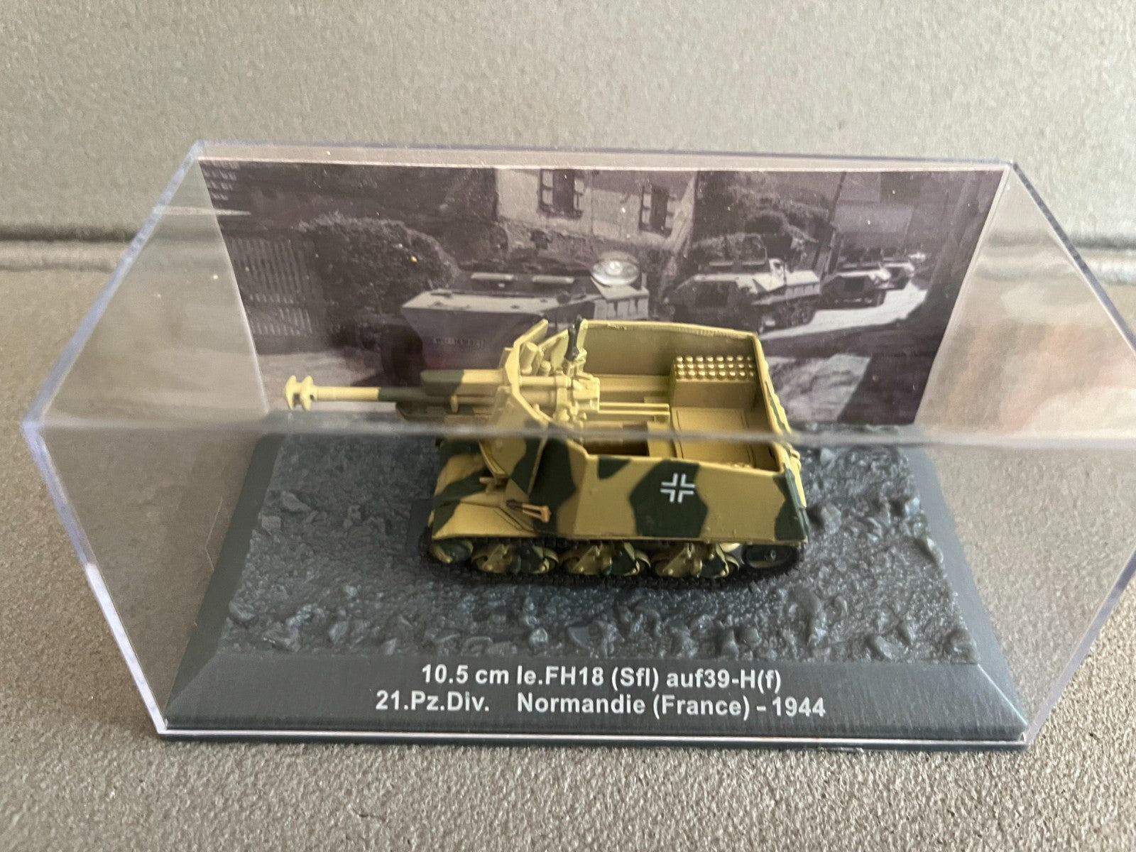 Miniature Militaire Char Tank Blindé 10.5 cm le.FH 18 (Sfl)auf 39-H Altaya 1/72
