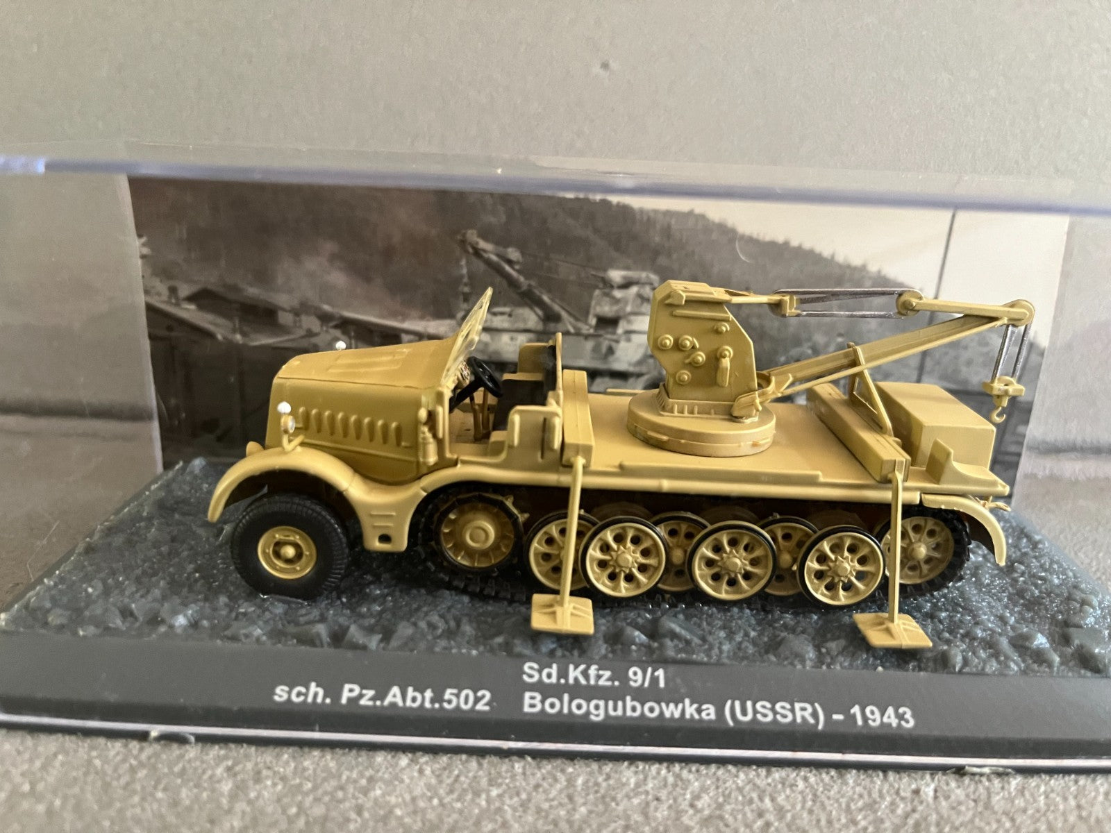 Miniature Militaire Char Tank Blindé Sd. Kfz. 9/1 Altaya 1/72