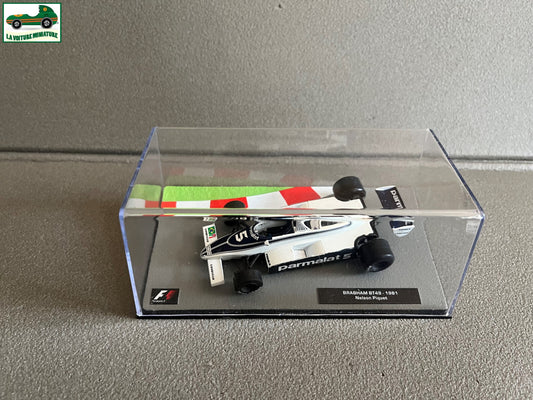 Voiture miniature Formule 1 F1 Brabham BT49 1981 Piquet au 1/43