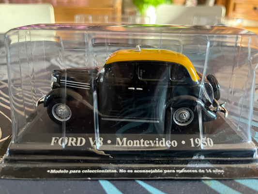 Voiture Miniature Ford V8 Montevideo 1950 Taxi Du Monde au 1/43 Altaya
