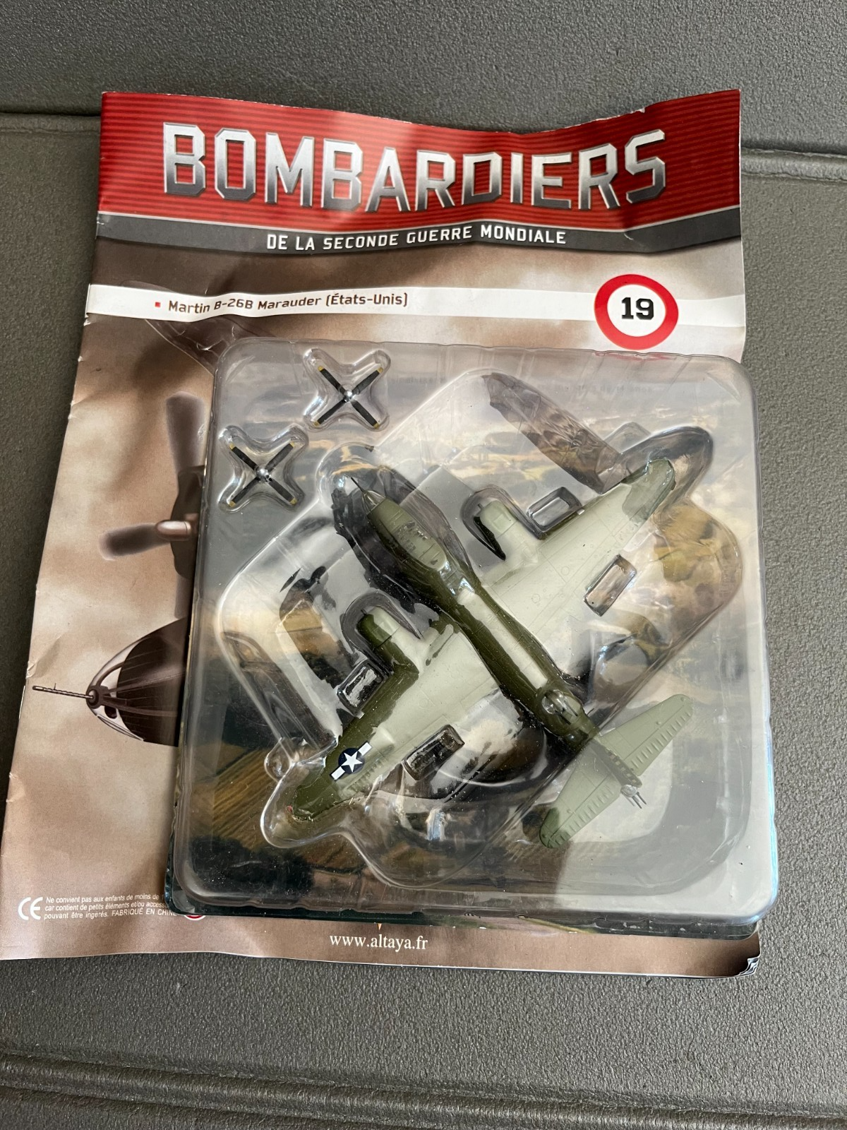 Avion miniature Militaire Bombardier Martin B-26B Marauder Altaya 1/72