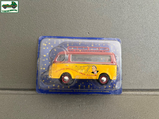 Voiture Miniature Camion Peugeot D3A Orchestre Adison Cirque Pinder Altaya 1/43