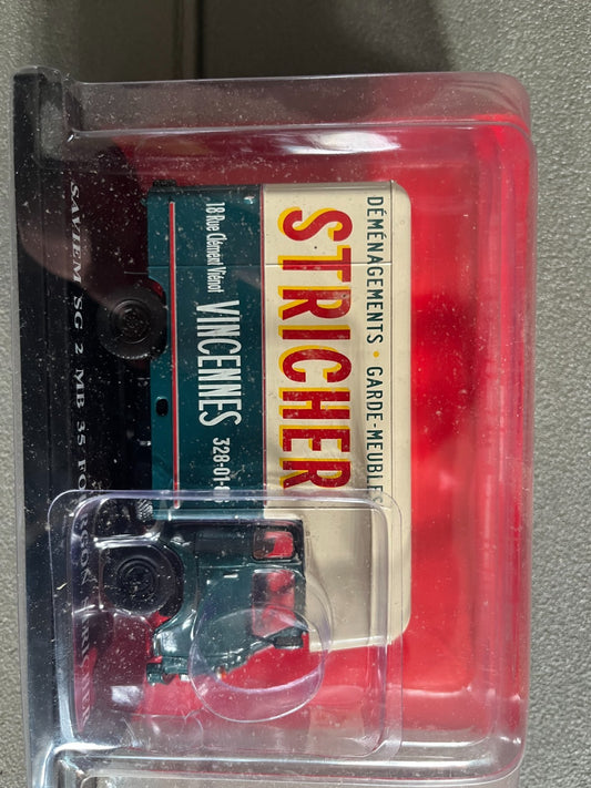 Voiture Miniature Renault Saviem SG 2 MB 35 Fourgon Stricher Hachette 1/43