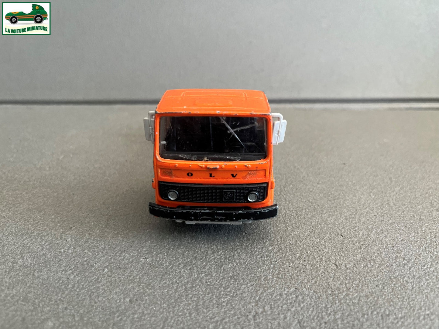 Ancienne Voiture Miniature Camion Volvo Maxi Jet Norev France Epave 1/43