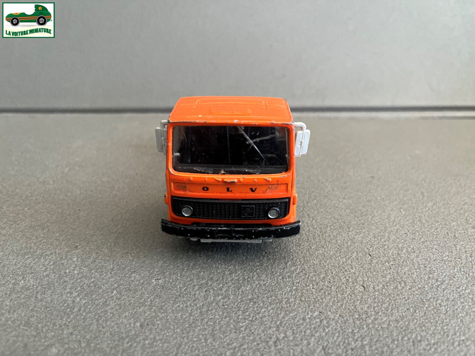 Ancienne Voiture Miniature Camion Volvo Maxi Jet Norev France Epave 1/43