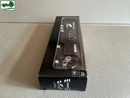 Voiture Miniature Camion Semi Remorque Iveco Stralis All Blacks New Ray 1/87 HO