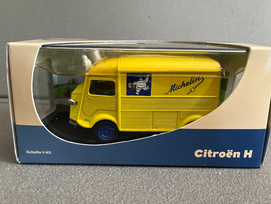 Voiture Miniature Utilitaire Camion Citroen H Michelin Atlas Eligor 1/43